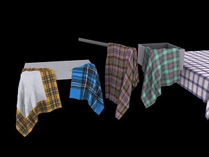 cloth tablecloth 3d 3ds