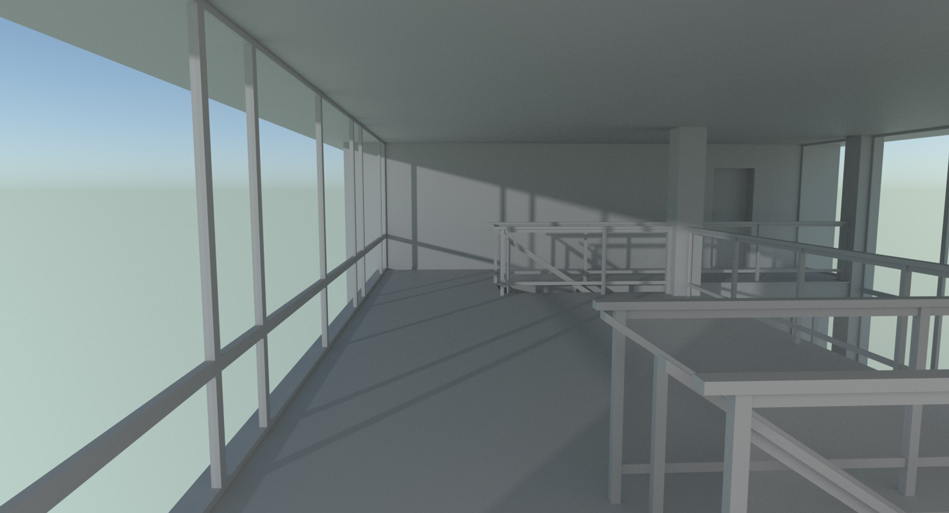 Modernist House Interior Obj