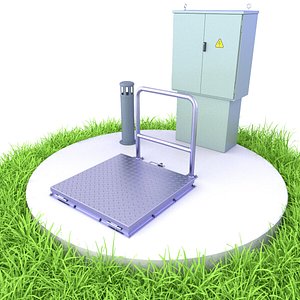 Sewage Pump Station 7 3D model