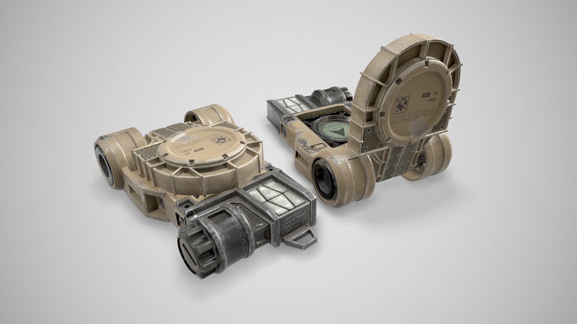 3D Frontier E-compass - TurboSquid 2243418