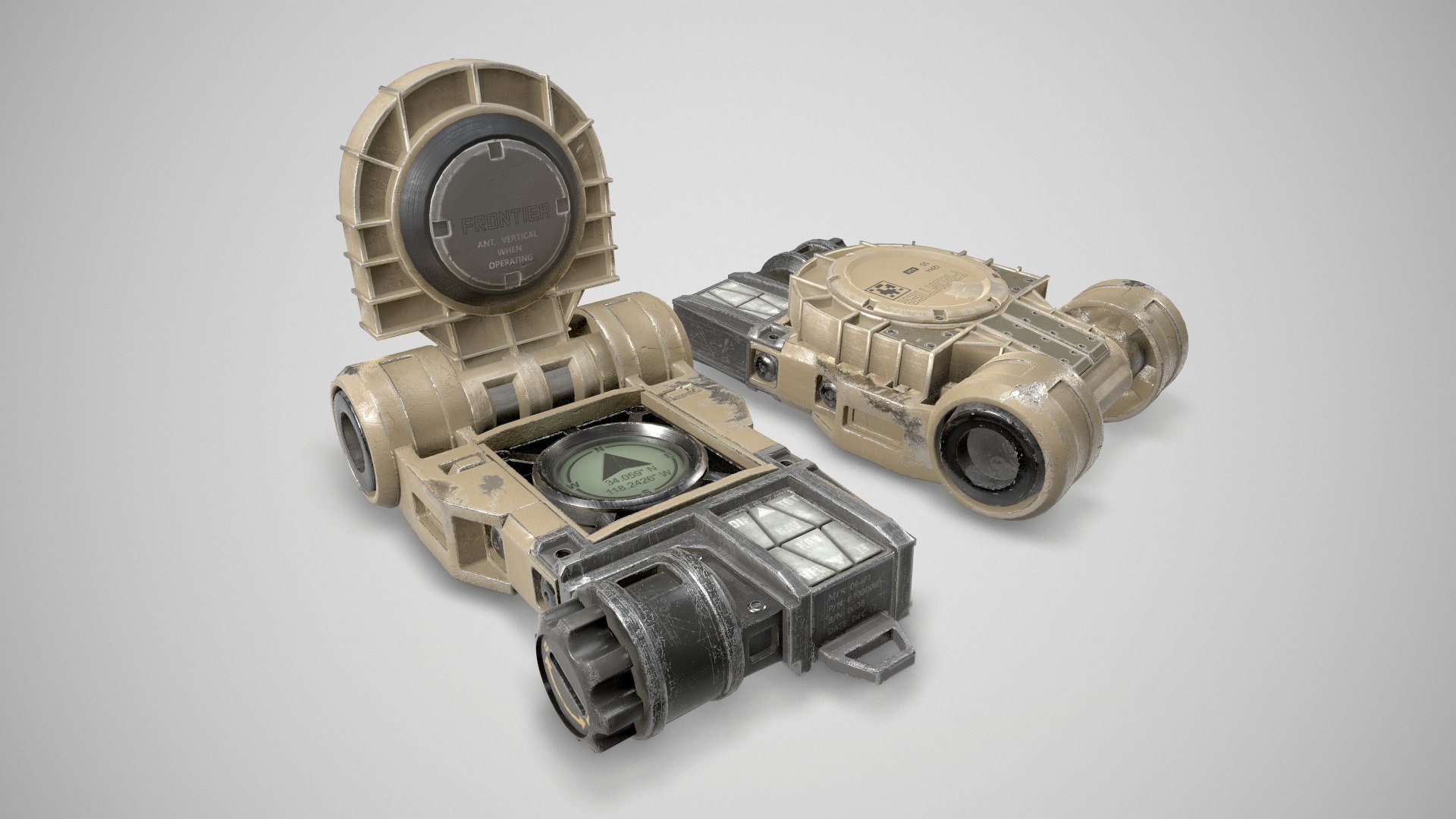 3D Frontier E-compass - TurboSquid 2243418