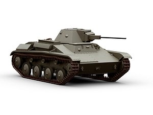 3D T-60 russian tank model