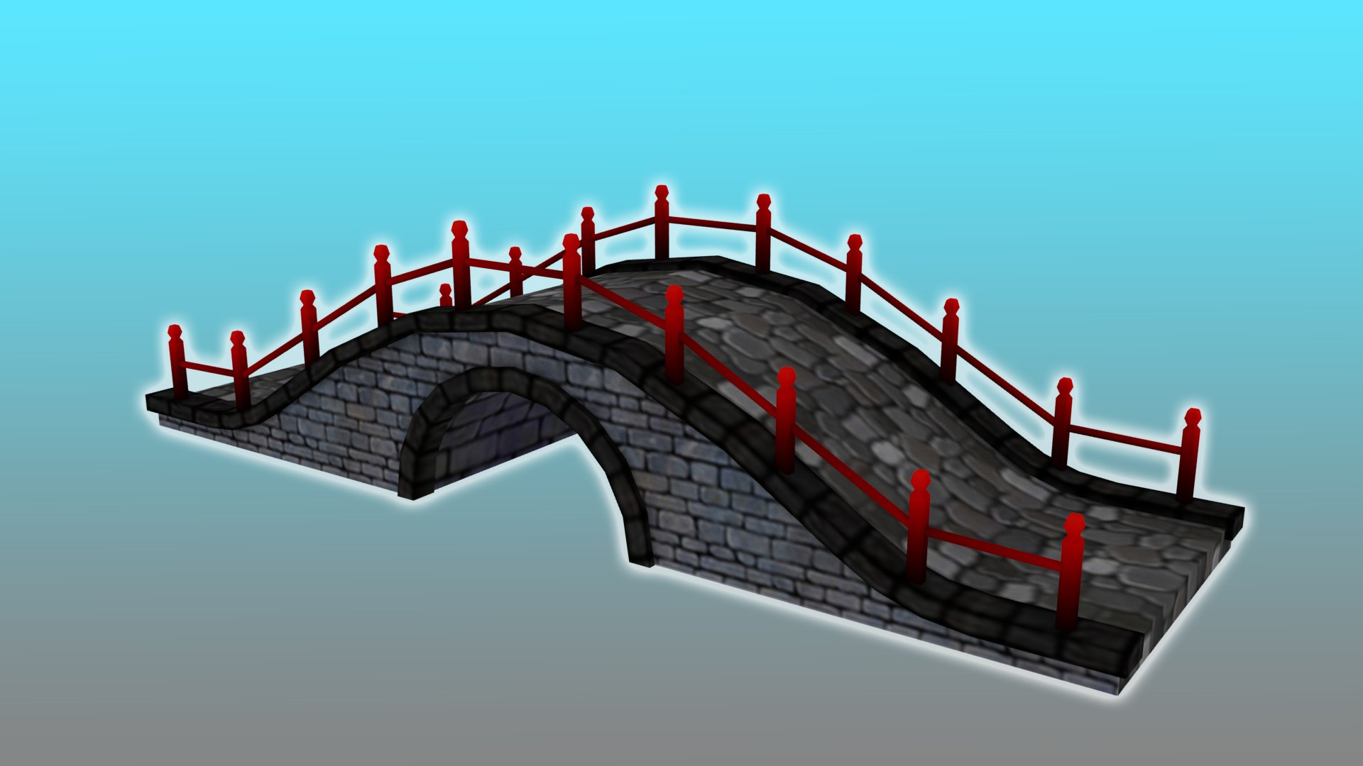 Stone Bridge Model TurboSquid 2261390