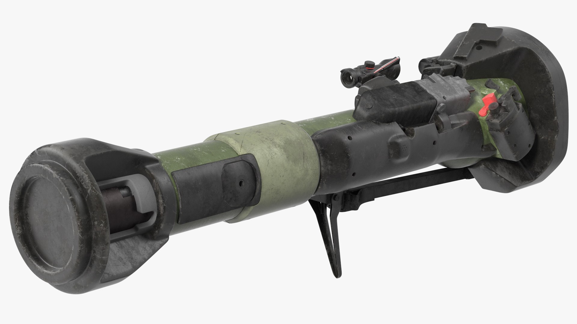 NLAW Rocket Launcher Dirty 3D model preview