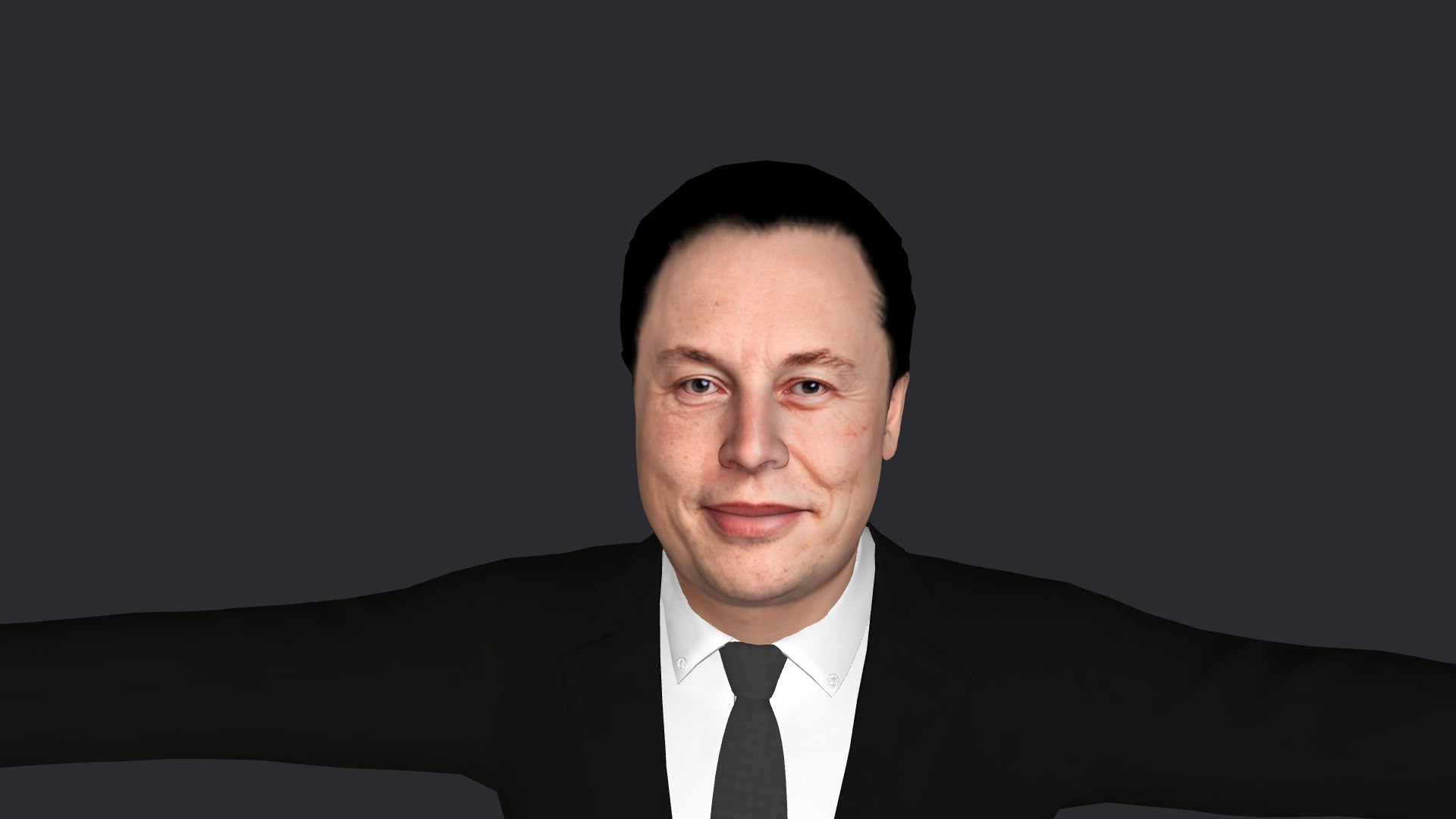 3D Elon Musk V2 Hyper Realistic Full Body Fully Rigged 3D Character ...