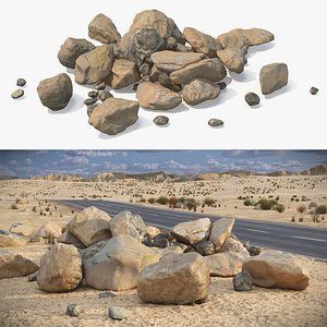 Gravel Stones Pile with Small Pebbles
