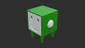 smiley tissue box model