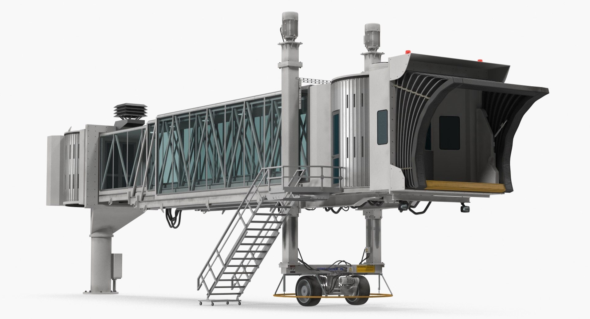 Airport Passenger Boarding Jetway Bridge 3D model preview