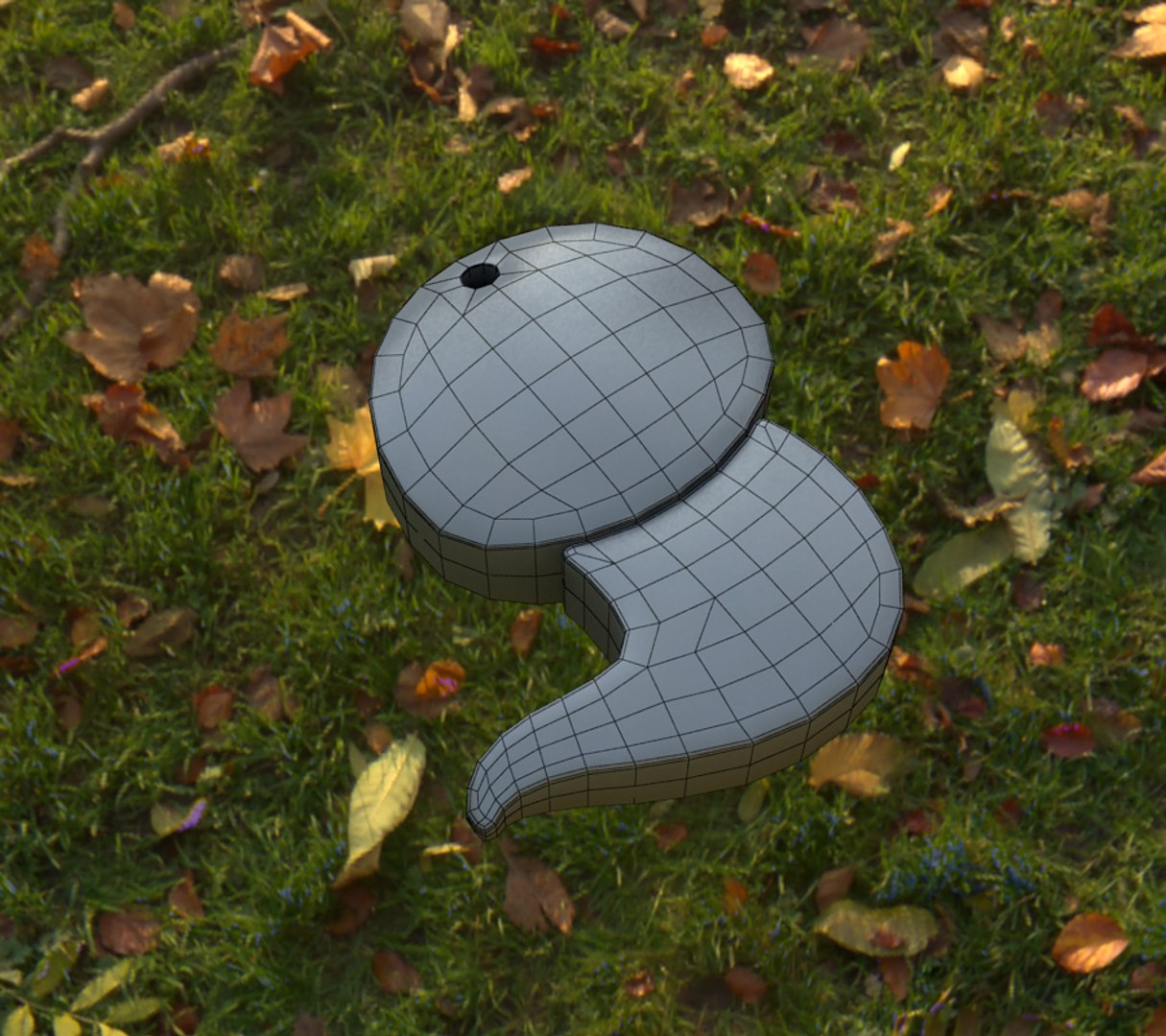 Flash Drive Snake 3d Model