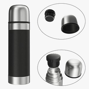 Realistic Thermos Different Colors 3d Hiking Flasks With Plastic Handles  Travelling Tea Coffee Bottles Hot Drinks Containers Stainless Package For Hot  Beverages Utter Vector Set Stock Illustration - Download Image Now - iStock