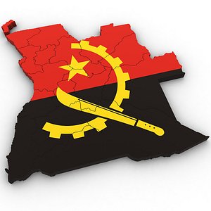 Political Map of Angola
