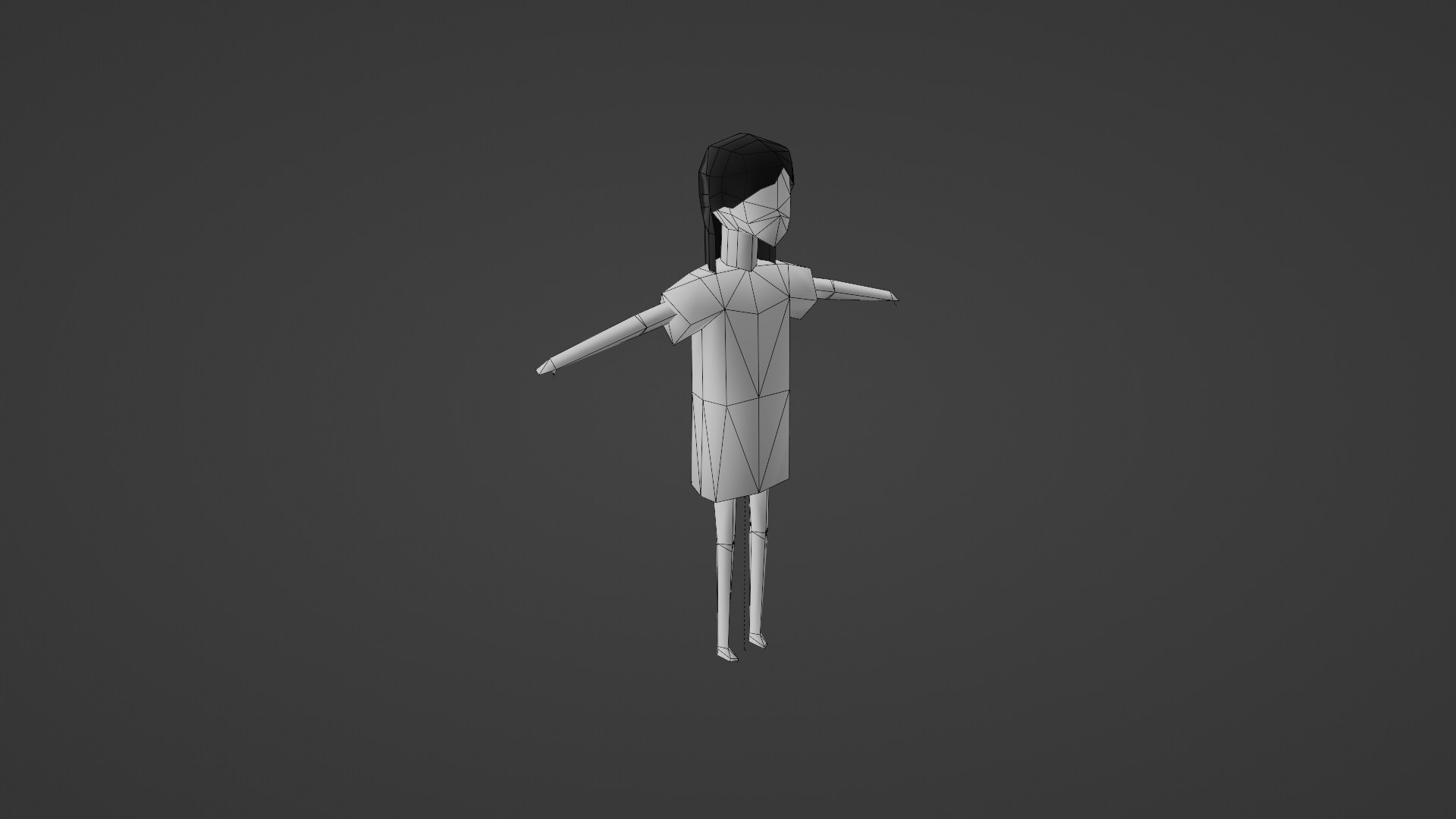 Low Poly Girl 3D - TurboSquid 2121933