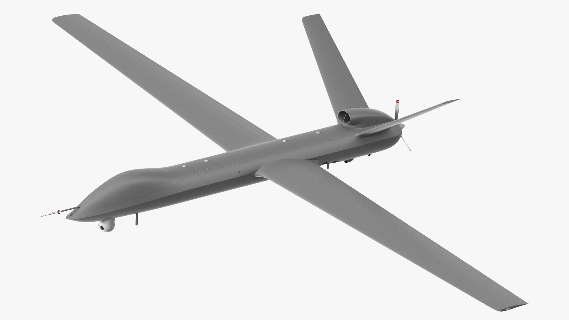 Surveillance UAV Flight 3D model preview