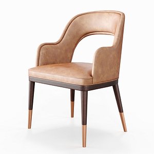 Leather Wing Chair model