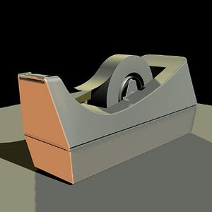 tape dispenser 3d model