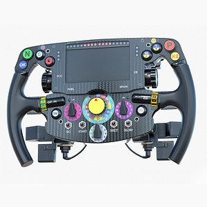 3D f1 steer wheel formula