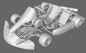 X30 Tony Kart Racer 401R 3D model
