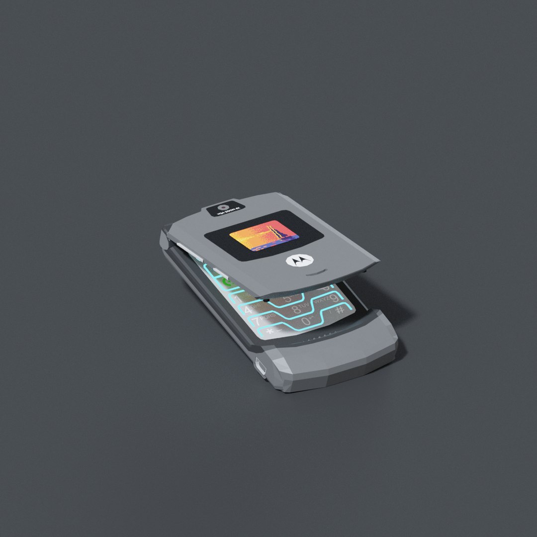 3D Motorola Razr V3 Mobile Phone - TurboSquid 1554245