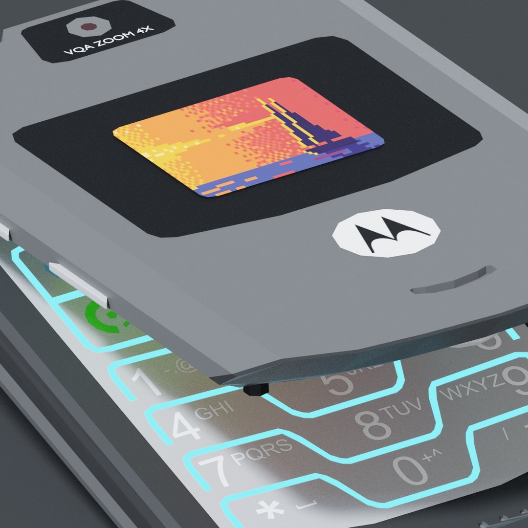 3D Motorola Razr V3 Mobile Phone - TurboSquid 1554245