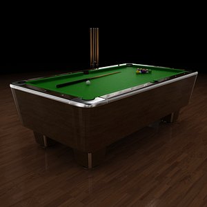 3d model pool table 8