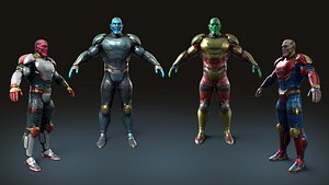 Superhero 14 3D model