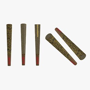 3D Pre-Roll Cannabis Joints