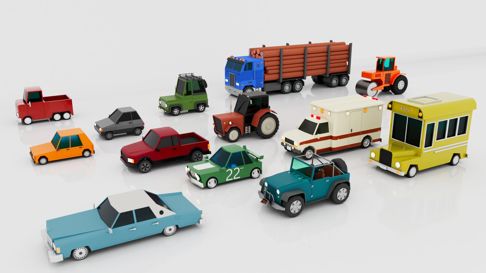 3D Lowpoly vehicles collection https://p.turbosquid.com/ts-thumb/WR/F4Qh3M/7c/06/jpg/1772707909/1920x1080/fit_q87/7ba030c9d1afa460bd2ae4f6e14da1cf346e827f/06.jpg