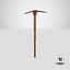 large pickaxe model