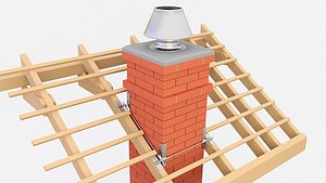 3D chimney mounting
