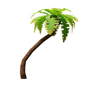 3D stylized  palmtree