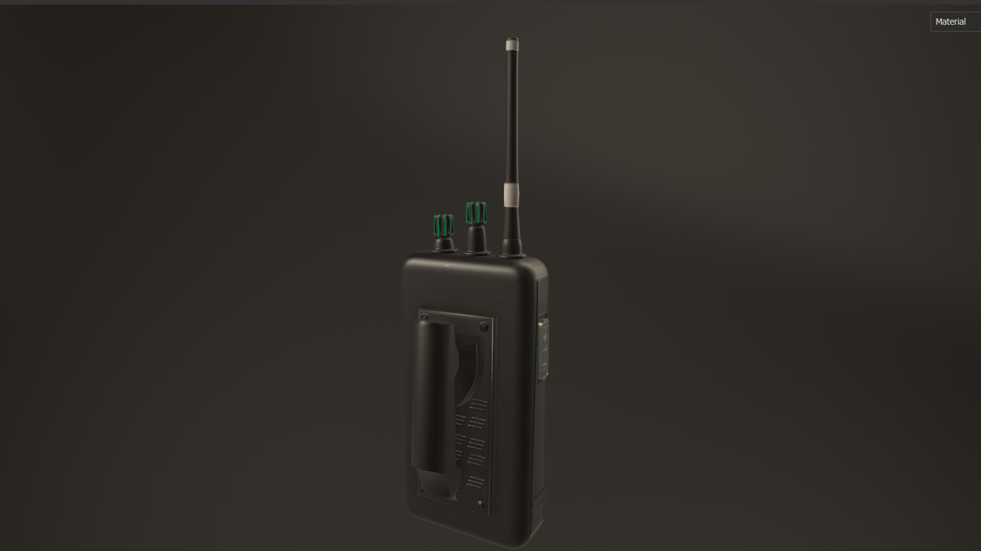 3D 3D Police Radio - Walkie Talkie With Charger - With Textures Model ...