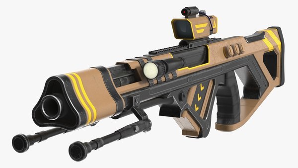 modelo 3d Colección de rifles futuristas - TurboSquid 2299260