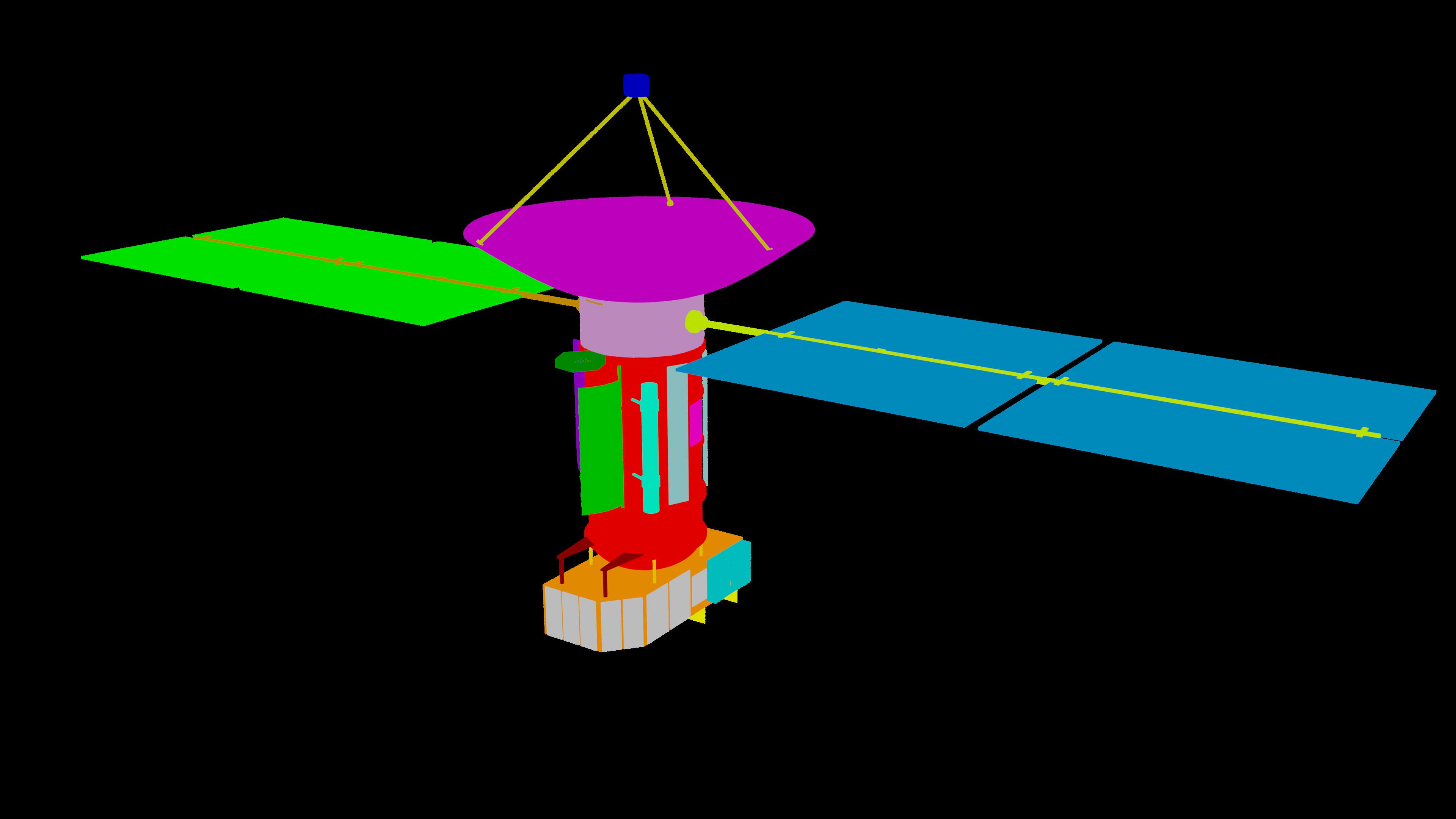3D Satellite with high res texture model - TurboSquid 1723328