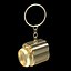 3D model Space Ship Engine Gold Keychain