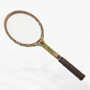 tennis racquet spalding jack 3D model