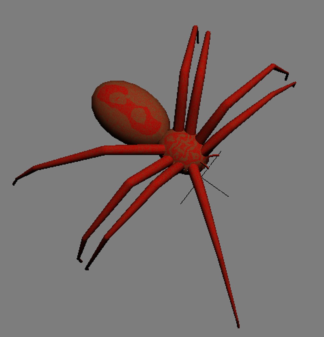 3dsmax spider red