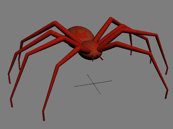 3dsmax spider red