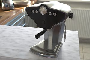 espresso machine obj