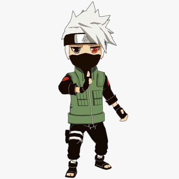 3D kakashi naruto - model