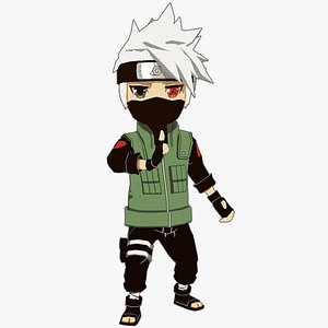 Kakashi - Naruto - Game-ready