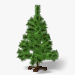 3d mini pine model