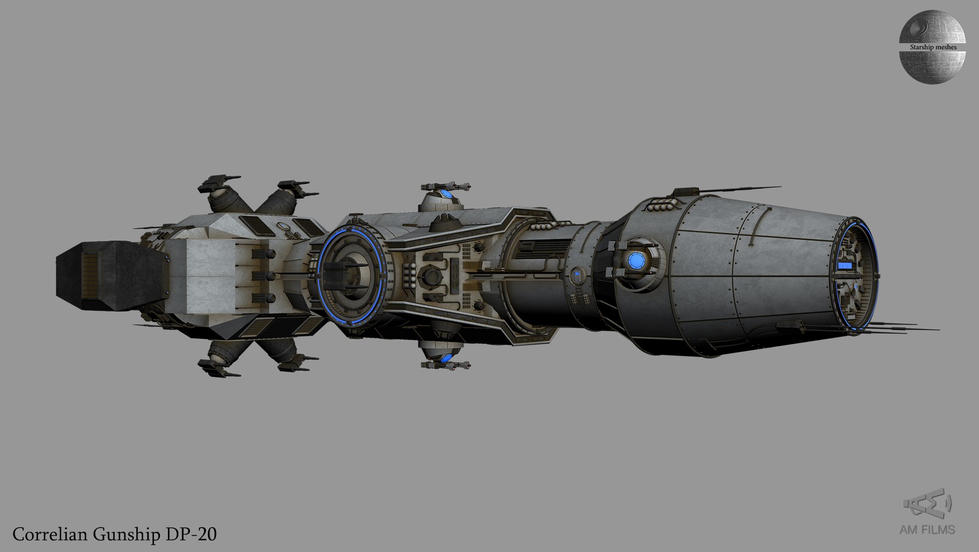 3D Gunship Dp-20 - TurboSquid 1195768