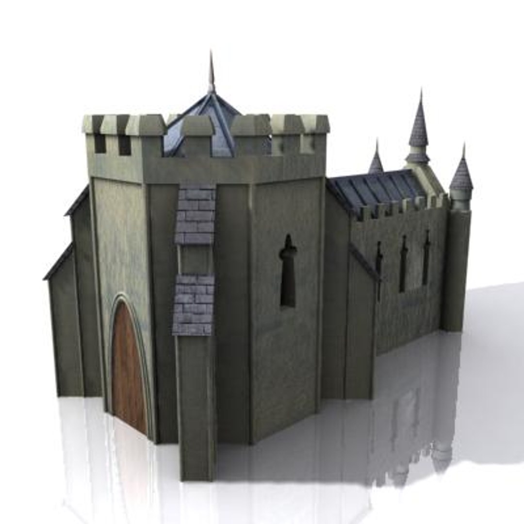 Gothic Building 3d Model