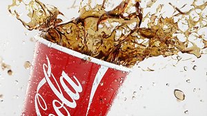Splash Coca Cup Animated