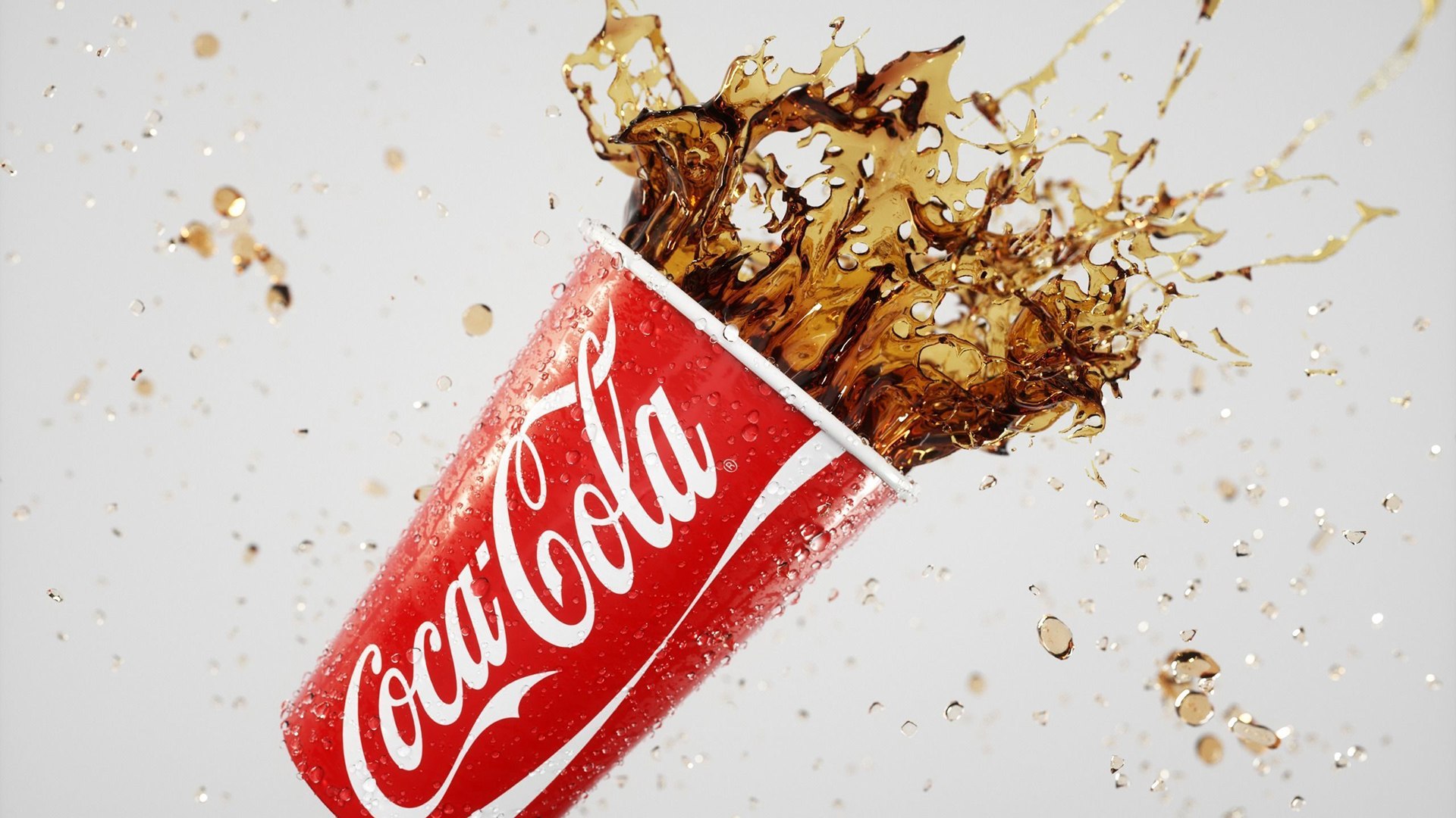 Splash Coca Cup Animated 3D Model - TurboSquid 1731097