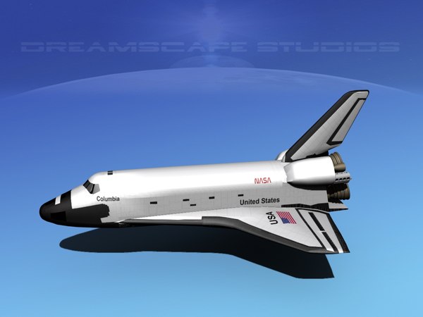 3d model space shuttle