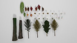 3D forest pack model