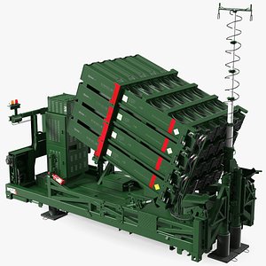 Iron Dome Air Defense Batteries Rigged model
