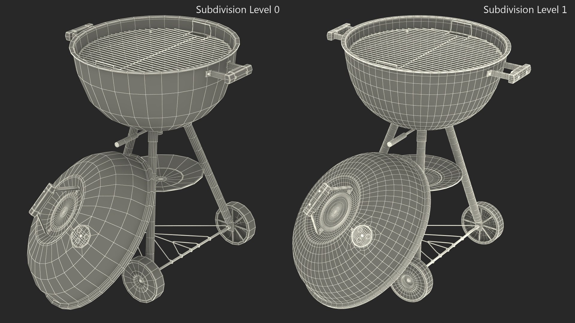 3D Classic Charcoal Grill with Wheels https://p.turbosquid.com/ts-thumb/WR/kxhLAs/yn/classiccharcoalgrillwithwheelsvray3dmodel010/jpg/1725944349/1920x1080/fit_q87/e6768889f8dbfba5ba2ef55a701da1f74d22c473/classiccharcoalgrillwithwheelsvray3dmodel010.jpg
