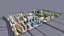 Downtown City 3D model